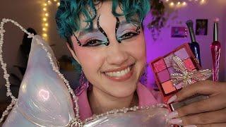 ASMR Doing Your Chappell Roan Butterfly Makeup (personal attention, whispered roleplay, sleep aid)