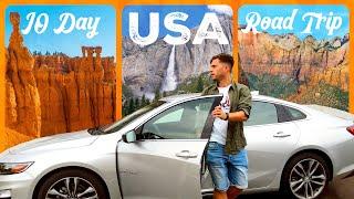 10 DAY USA ROAD TRIP  Yosemite, Sequoia, Death Valley, Zion, Bryce, Vegas
