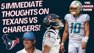 CJ Stroud & Texans Will Officially Meet Harbaugh & Chargers In Playoffs, Five IMMEDIATE Thoughts!