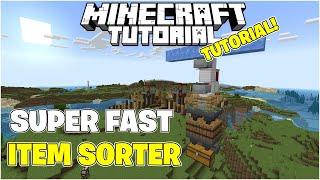 Super Fast Item Sorter For Minecraft Bedrock Edition!