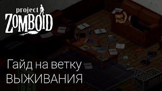 ГАЙД НА ВСЮ ВЕТКУ ВЫЖИВАНИЯ В PROJECT ZOMBOID 41.78.16!