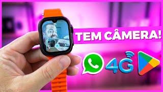 CHORA APPLE WATCH! Esse Smartwatch BARATO tem chip 4G e Android!