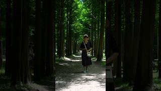 메타세콰이어숲이 무료라고? The metasequoia forest is free? #홀릭이랑혜윰이랑 #koreatravel #경북영덕여행 #올해의커플포즈