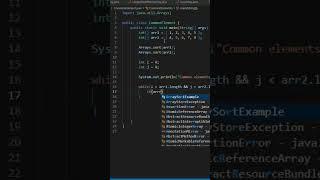  How to find common Elements Between two Arrays #programming #java #coding #shorts #short #viral