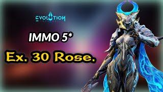 Rose At Immortal 5/Ex 30. + Best Gear Sets + Pve And PvP Testing. | Eternal Evolution