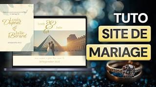 Site de mariage, le TUTO COMPLET (2024) - Facile & Rapide