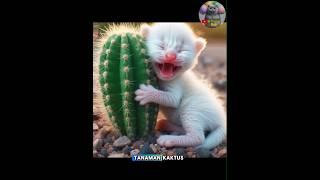 Alif kepingin mainan kaktus goyang #kucingpalestina