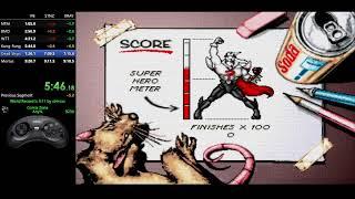 Comix Zone SEGA Genesis any% World Record 9:10 Speedrun