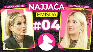 "SPAVALA SAM SA VIŠE OD 100 MUŠKARACA" JELENA KRUNIĆ - NAJJAČA EMISIJA (EP 04)