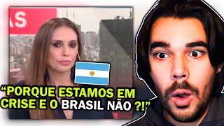 TV ARGENTINA NÃO ACEITA que o BRASIL seja RICO | Português reage