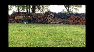 Splitting Firewood before the heat and humidity kicks in!!!