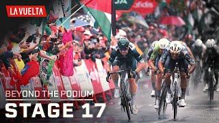 Rain soaks sprint for finish on Vuelta a España Stage 17 | Beyond the Podium | NBC Sports