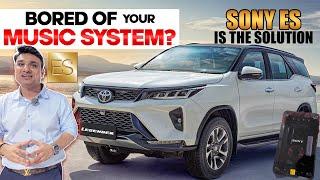 Most Awaited Audio Upgrade On New Fortuner 2024 worth ₹X9,000/- | SONY ES SERIES | 7977493577