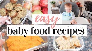 6 Easy Baby Food Recipes For Baby Led Weaning | KAYLA BUELL