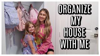 GETTING THINGS DONE AROUND THE HOUSE | CLOSET ORGANIZATION | REFRIGERATOR CLEAN + ORGANIZE + MORE