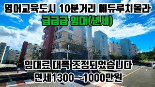 제주도 빌라, 영어교육도시 10분 청수리 에듀루치올라 급급급 임대(년세), 제주도주택, 제주도타운하우스, 제주도부동산