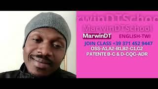 MarwinDT of PATENTE B , C e D , CQC , ADR, OSS  IN ENGLISH-TWI