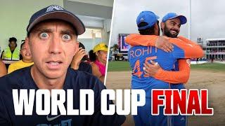 INDIA win T20 World Cup in CRAZY FINAL! India v South Africa MATCH VLOG