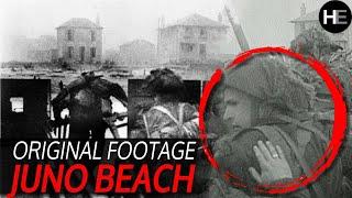 ORIGINAL FOOTAGE | Juno Beach Assault Wave - What Happened To This Soldier? | Normandy WW2