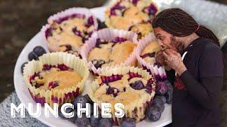 How To Make Vegan Blueberry Muffins with Waka Flocka Flame & Raury