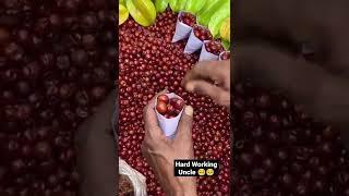 Hardworking Uncle | #foodie #like #viral #youtubeshorts #food #hardwork #fruit