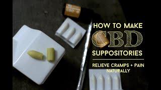 DIY How to make CBD Suppositories ("Tampons") at home