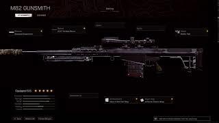 M82 Sniper Class Setup Warzone Cold War