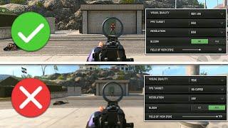 5 Settings For Low/Mid Devices In Warzone Mobile - Stable 60FPS  Setting Tips