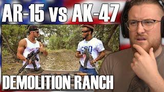 Royal Marine Reacts To AR15 vs AK47, Which is Better???