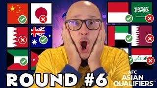 FIFA World Cup Asian Qualifiers - #6 Predictions