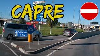 BAD DRIVERS OF ITALY dashcam compilation 1.30 - CAPRE