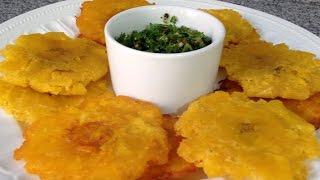 Cómo hacer Tostones o Patacones de plátano verde- Cocinando con Pamela - Episodio 32