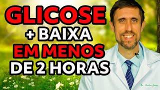 Como baixar a GLICOSE no sangue NATURALMENTE em menos de 2 HORAS  - Dr. Charles Genehr