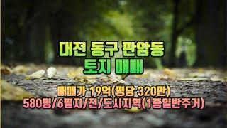 대전 동구 판암동 토지 매매_전국 토지 땅 매물접수 환영