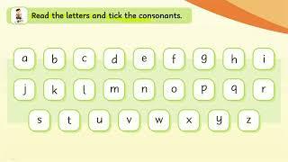 Consonants and Vowels (English Prep)