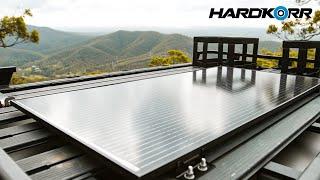 How To Mount Your 170W Fixed Solar Panel With The Hardkorr Mounting Brackets