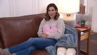 DEMDACO The Giving Heart Huggable Weighted Pillow on QVC