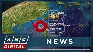 PAGASA: 'Enteng' accelerates over northern Luzon, now over West PH Sea | ANC