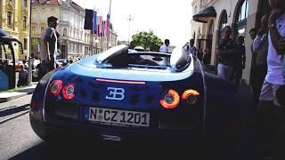 Bugatti Veyron MIGHTY Startup on Lion's Run in Zagreb!