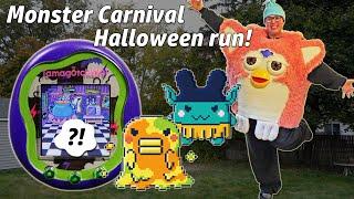 Halloween Tamagotchi vlog! Let's play the MONSTER CARNIVAL Uni  | PandaBunny