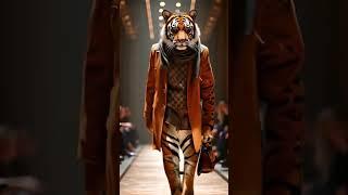 What if animals were models?  A new way to take to the catwalk!