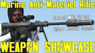 Fallout 4: Marine Anti-Materiel Rifle - Barrett M82 50 Cal - Weapon Mod Showcase