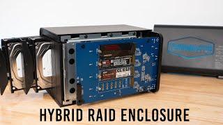 TerraMaster D8 Hyrbid Raid Enclosure | 4 HDD Bay + 4 NVMe M.2 Slots