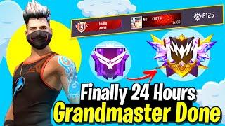 GRANDMASTER DONE in 24 Hours  || Free Fire Solo Rank Push || SEASON 40 EP 1