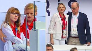 CHARLENE OF MONACO AND ALBERT IN TEARS: THEIR TWINS' CLOSENESS AT THE PARIS OLYMPICS