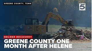 Greene County one month after Helene