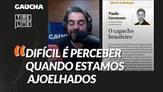 Potter lê coluna de Paulo Germano na Zero Hora: "O capacho brasileiro" | Timeline