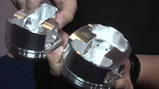 JE Pistons New Asymmetric Piston Design - SEMA 2011