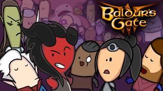 I drew EVERY party member | Baldur's Gate 3