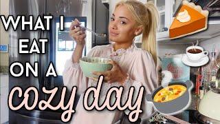 what i eat / cook on a cozy day! + secret casserole recipe!